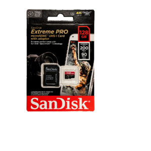 کارت حافظه MICRO SD سن دیسک مدل EXTREME PRO 200MB/S  ظرفیت 128 گیگابایت