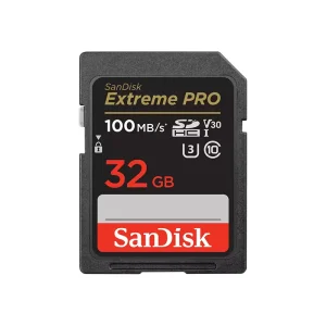 عکس کارت حافظه سن دیسک SD مدل EXTREME PRO 100MB/S ظرفیت 32 گیگابایت