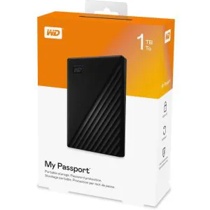عکس هارد اکسترنال وسترن دیجیتال مدل My Passport ظرفیت 1 ترابایت