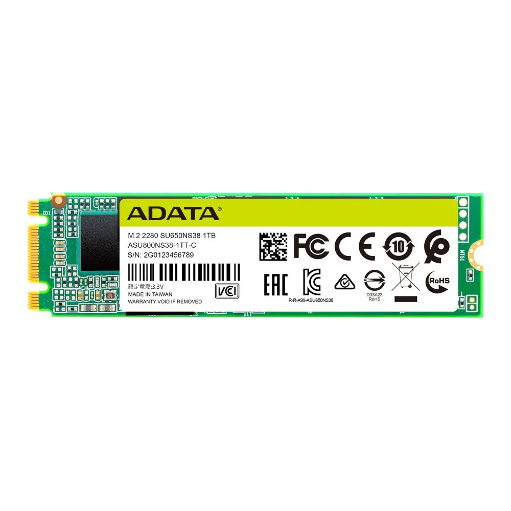 عکس اس اس دی اینترنال ای دیتا مدل SU650 M.2 ظرفیت 1 ترابایت