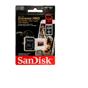 کارت حافظه MICRO SD سن دیسک مدل EXTREME PRO 200MB/S ظرفیت 128 گیگابایت